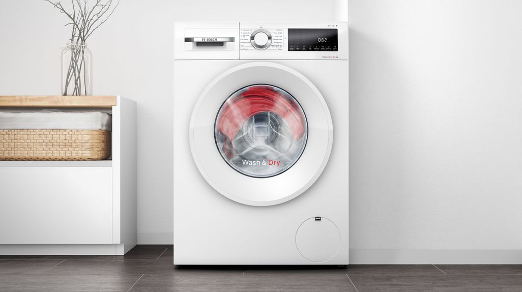 Spezialprogramme wie „HygieneCare“ sind neue Funktionen von Waschtrocknern.
