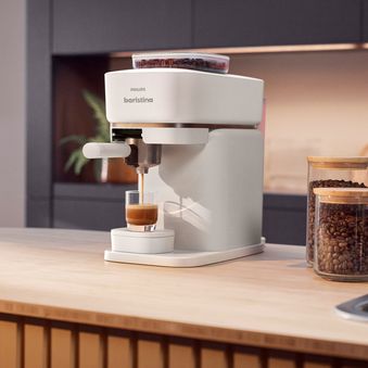 Die Philips Baristina sorgt für raschen und darübrer hinaus auch wohlschmeckenden Kaffeegenuss.