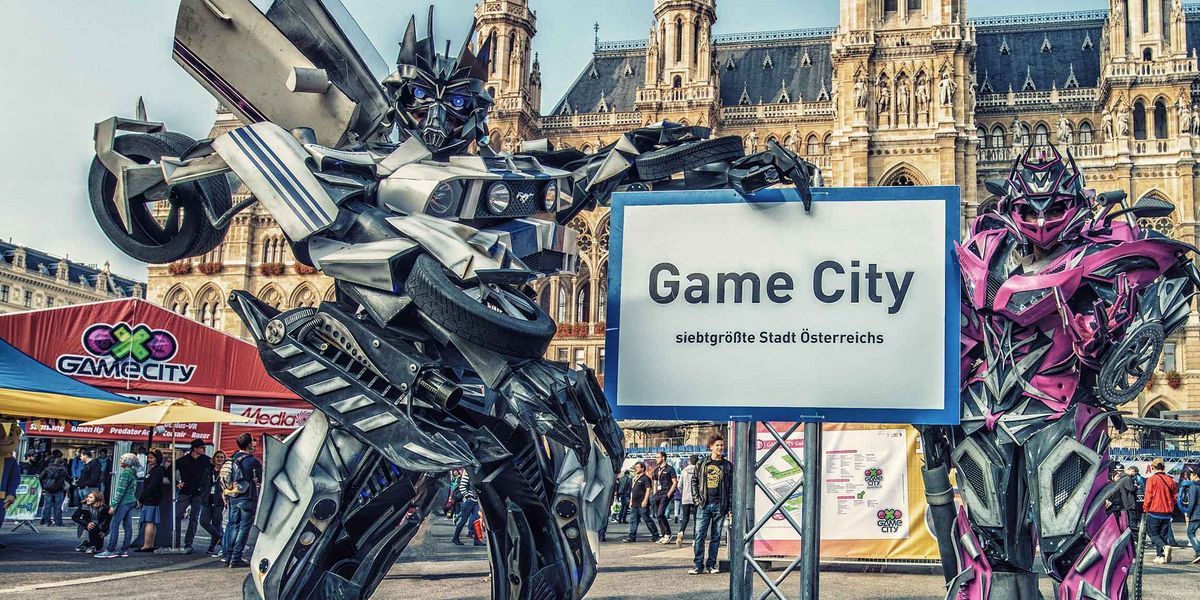Die Game City ist wieder im Wiener Rathaus.