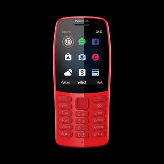 Das Einsteiger-Handy „Nokia 210“ mit Opera-Mini-Webbrowser und Akkulaufzeit von einem Monat.