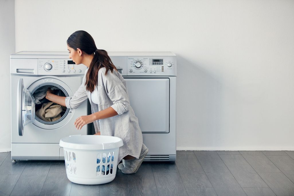 Wäschewaschen: Heiße Waschgänge tun der Maschine auf jeden Fall auchgut.