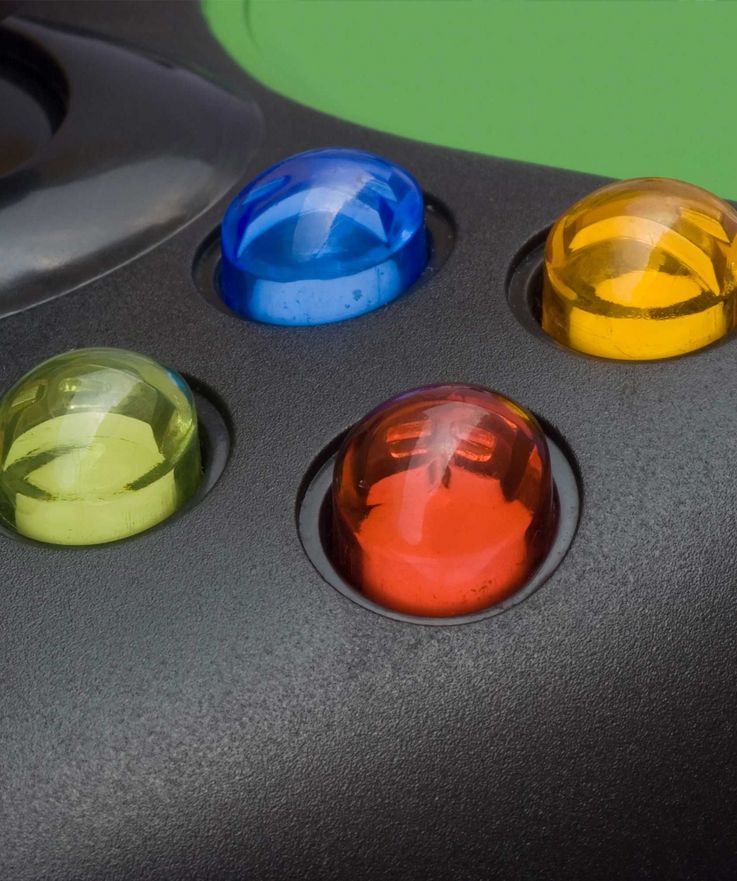 Ein Xbox-Controller im Close-Up