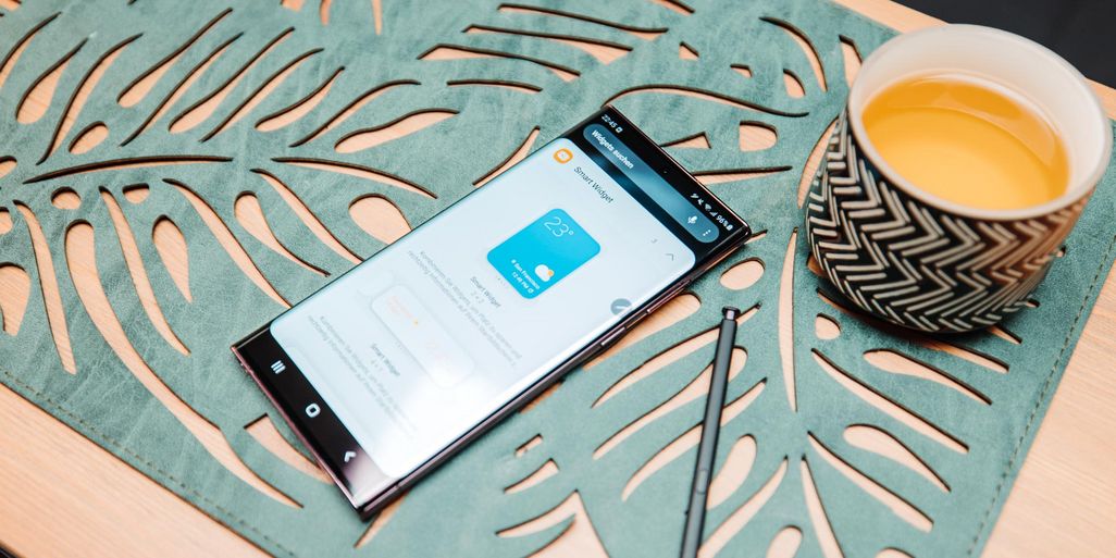 „Smart Widgets“ auf dem Samsung Galaxy S22 Ultra
