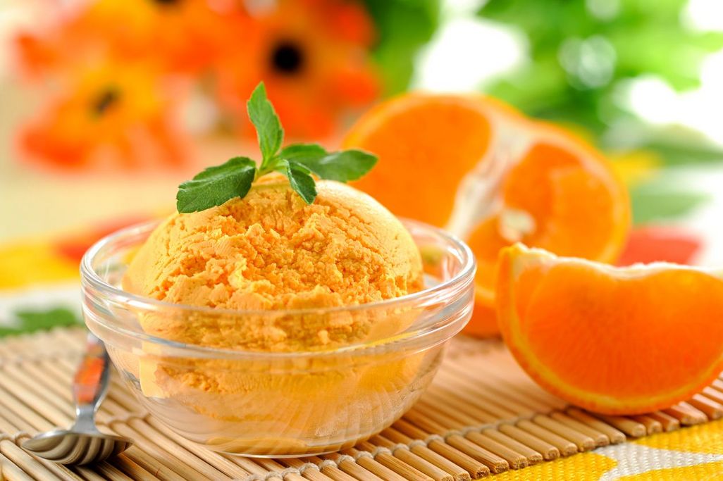 Die Kombination aus Karotte mit Orange führt zu verführerisch süßem Eis.