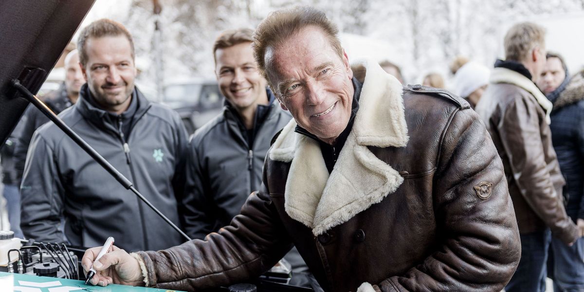 Von Arnold Schwarzenegger gelobtes E-Auto bei den E-Mobility Play Days 2017 in Spielberg.
