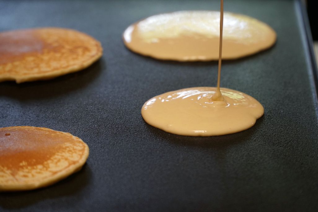 Kontaktgrill-Rezepte: Pancakes kann man tatsächlich auch am Grill zubereiten.