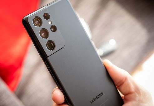 Das Kamerasystem des „Samsung Galaxy S21 Ulta 5G“. 