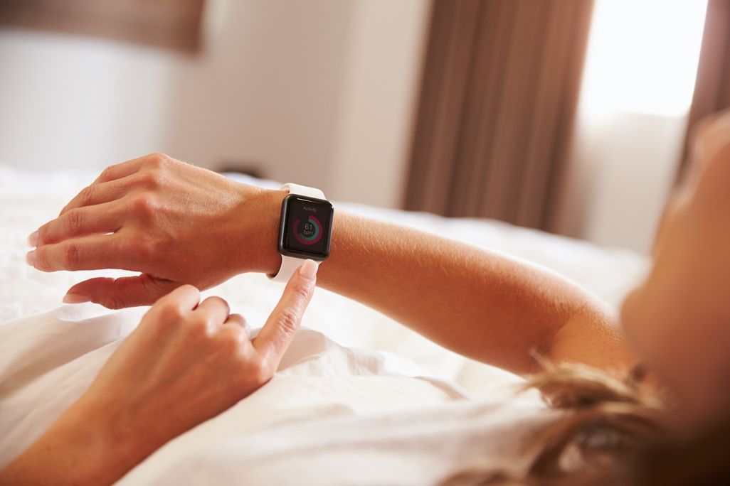 Schlafdaten kontrollieren auf der Smartwatch