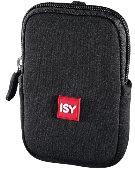 Die Phototasche von ISY schützt kleine Digitalkameras