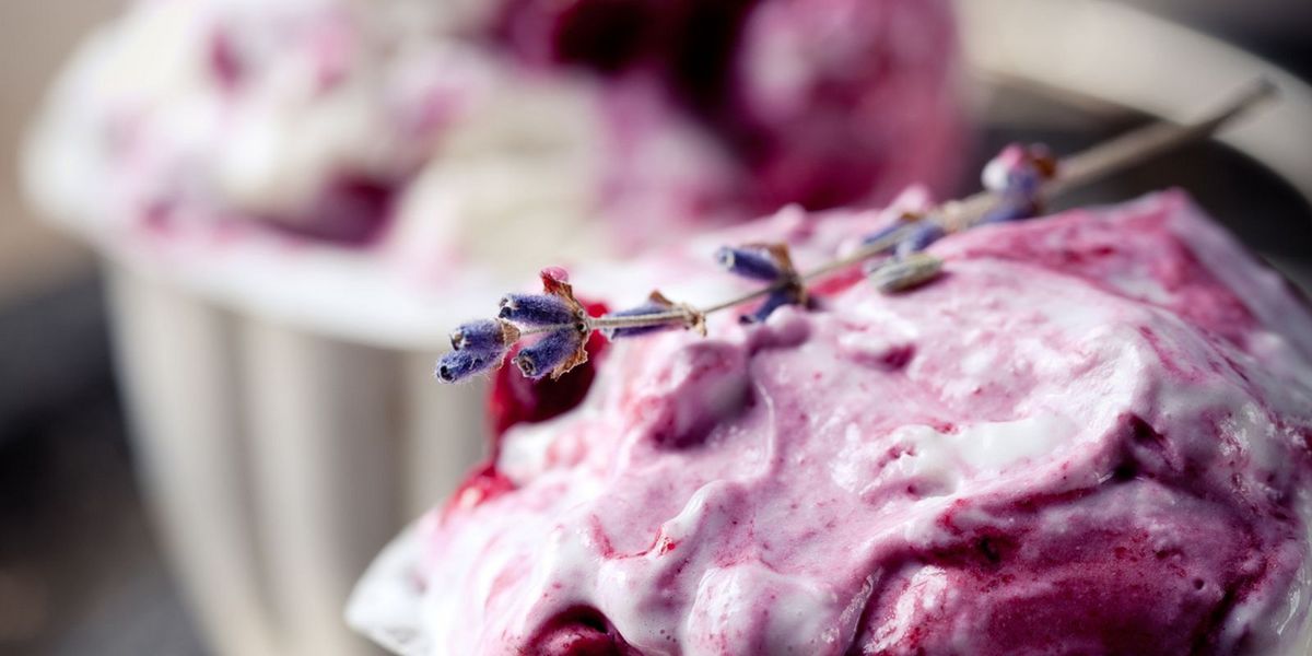 Rezept für den Sommer: Eiscreme mit Lavendel