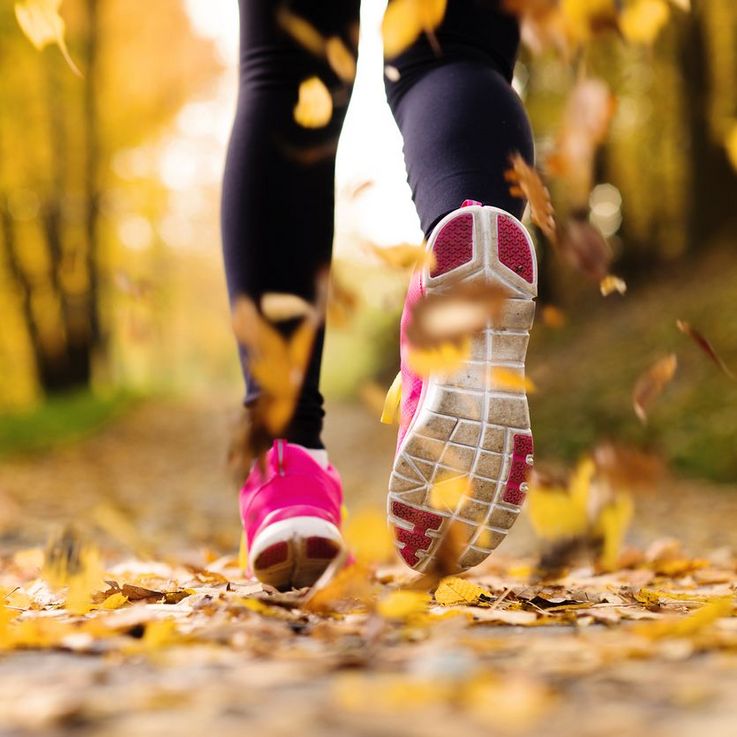 Laufen ist ein beliebter Sport im Herbst