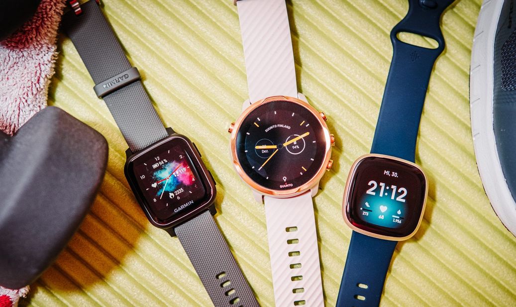 3 GPS-Smartwatches im Vergleich: Fitbit, Suunto und Garmin