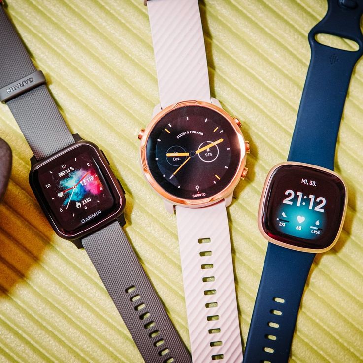 3 GPS-Smartwatches im Vergleich: Fitbit, Suunto und Garmin