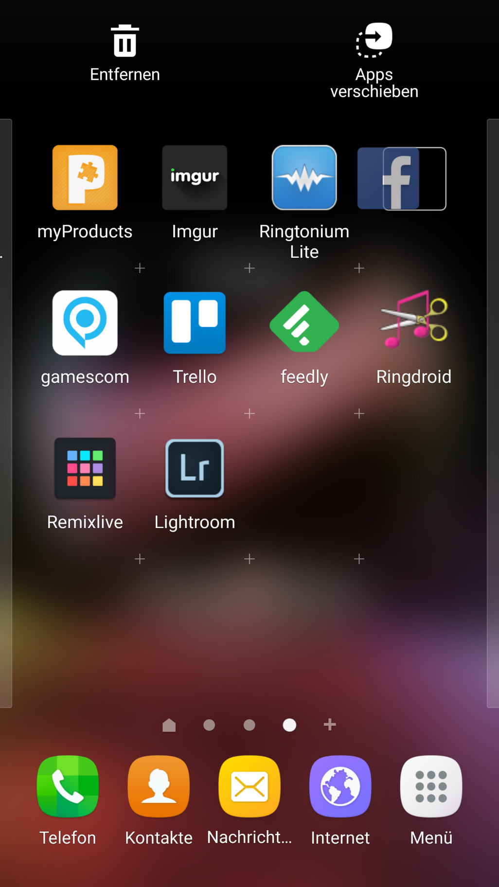 Screenshot eines Android-Phones
