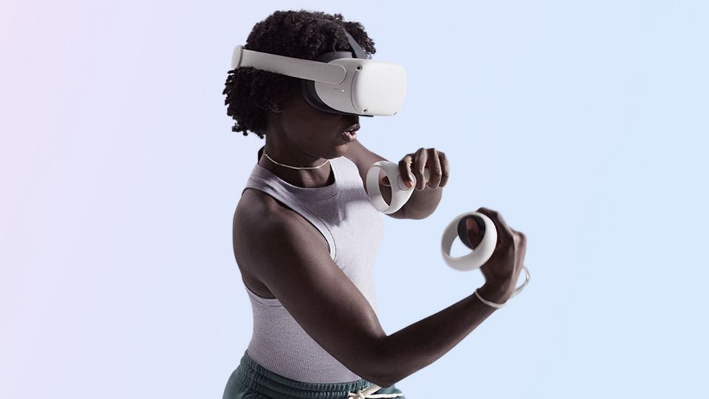„Meta Quest 2“-VR-Brille 