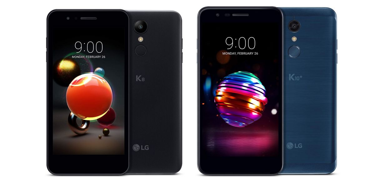 MWC 2018: LG zeigt neue Mittelklasse-Smartphones K8 und K10.