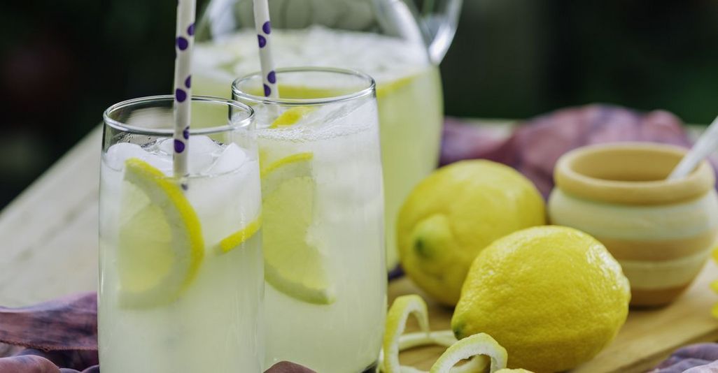 Ingwer-Zitronen-Limonade.  