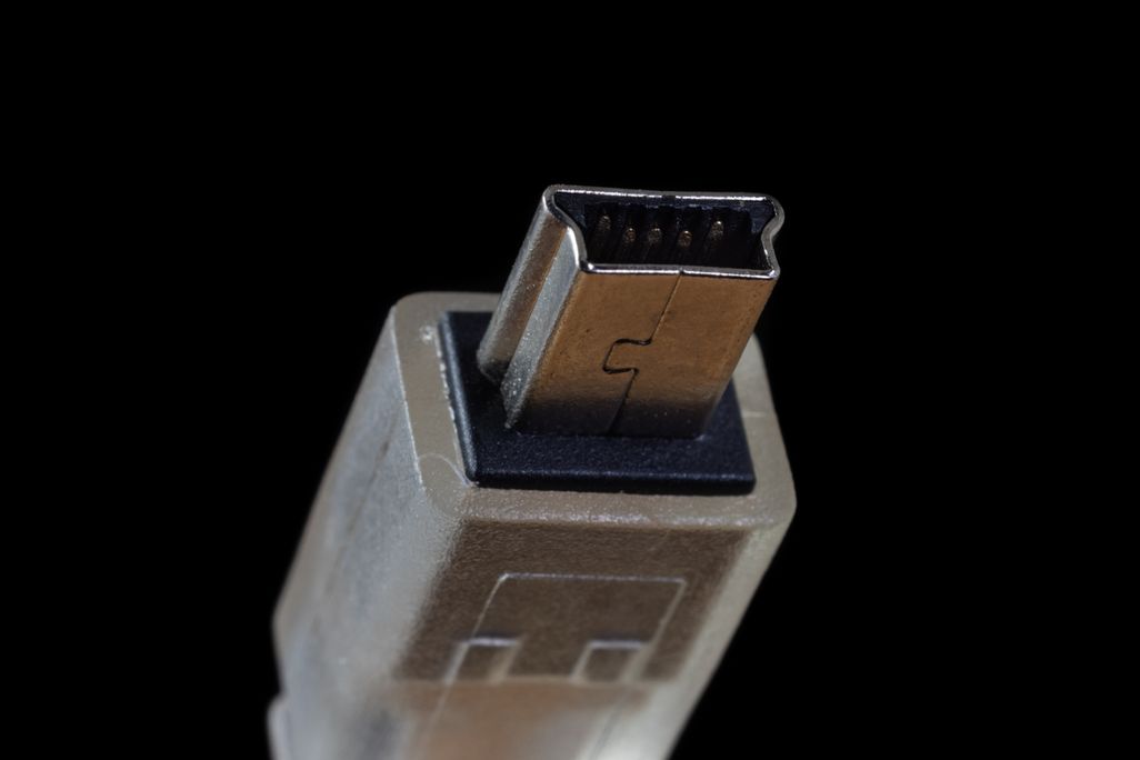 Der USB Mini B-Anschluss wird immer seltener.