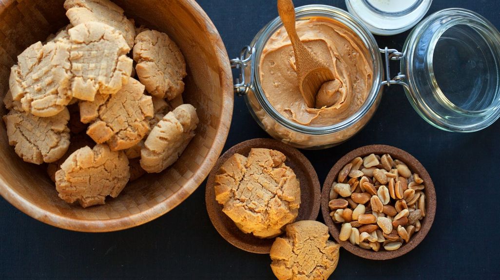 So einfach backen Sie tatsächlich auch Erdnuss-Cookies. 