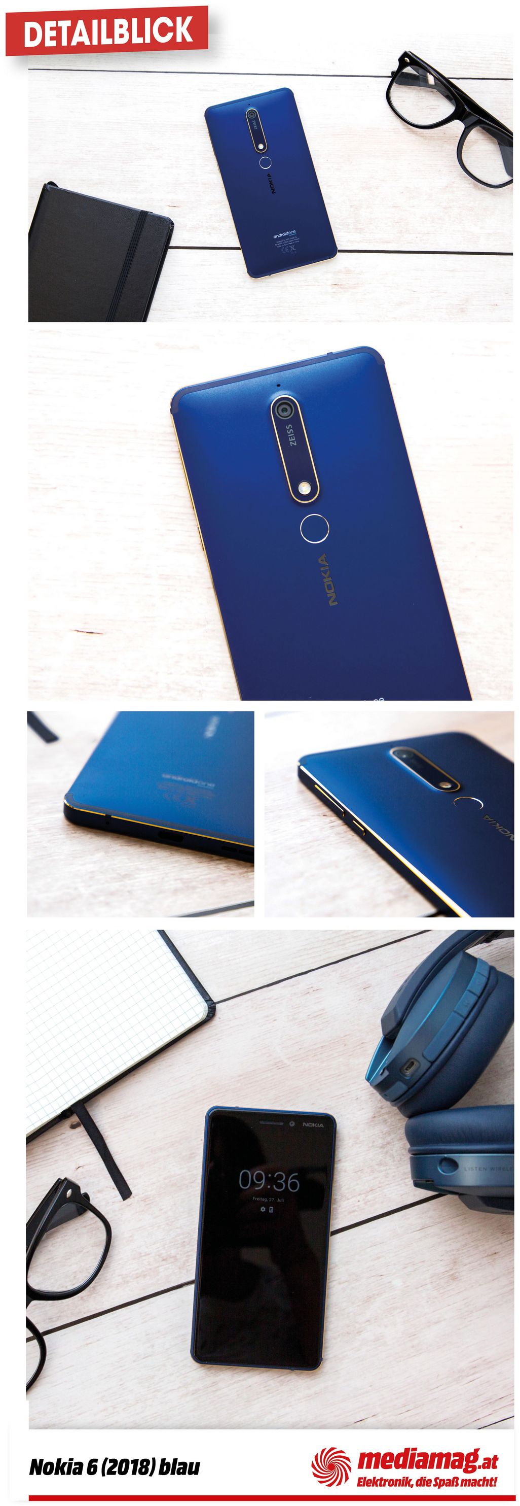 Wir nehmen das „Nokia 6.1.“ genauer unter die Lupe. 