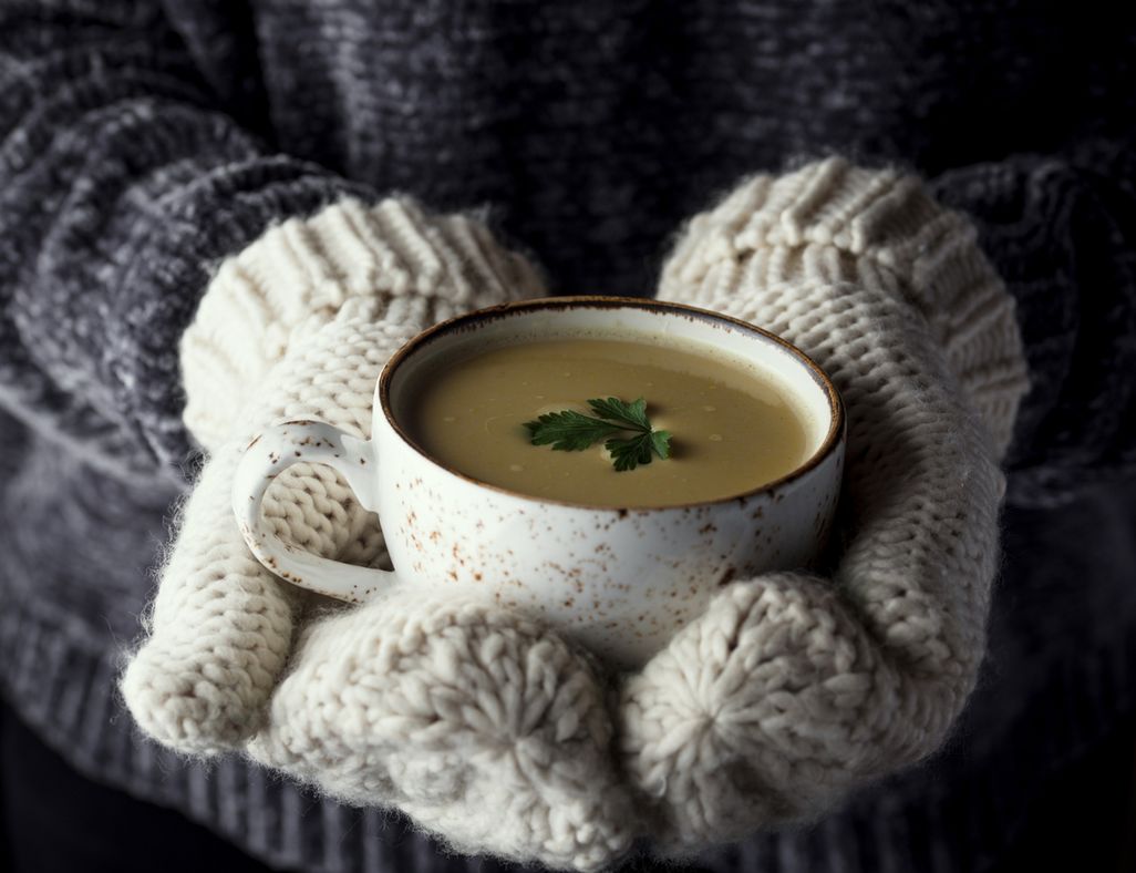 In der Winter-Suppe mit Kartoffeln steckt Vitamin C.