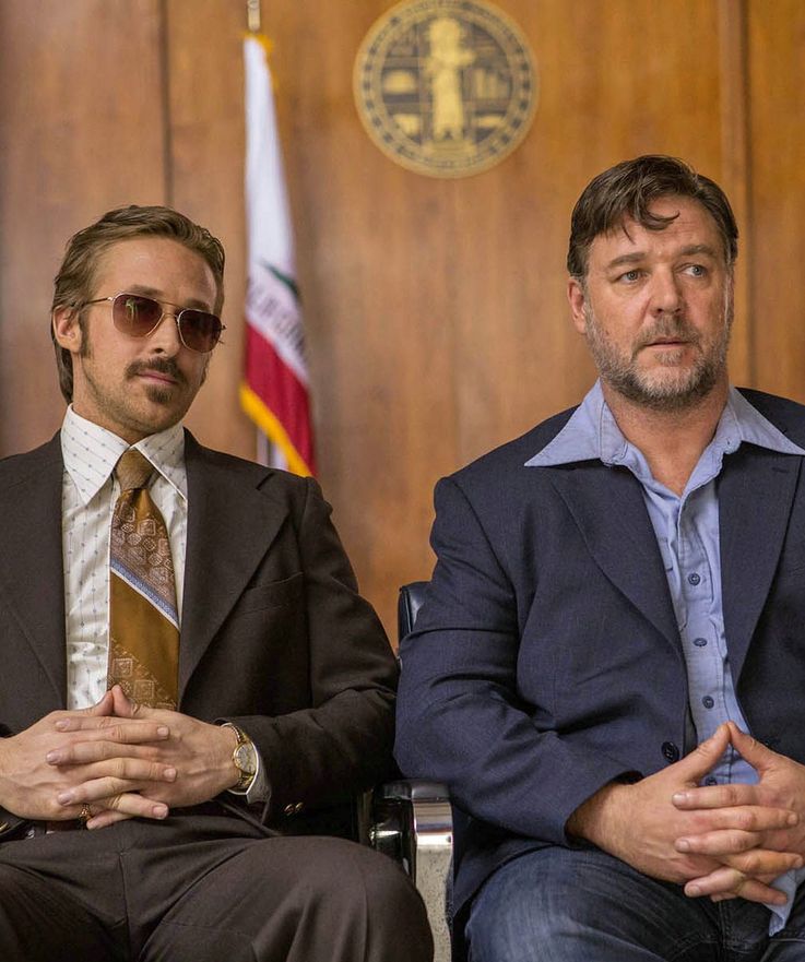 Ryan Gosling und Russel Crowe in der Buddy-Action-Komödie "The Nice Guys".