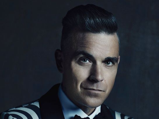 Schweres musikalisches Geschütz fährt Robbie Williams für „The Heavy Entertainment Show“ auf. 