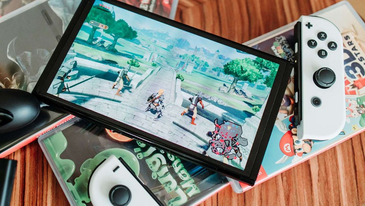 Neue Nintendo Switch mit OLED-Screen