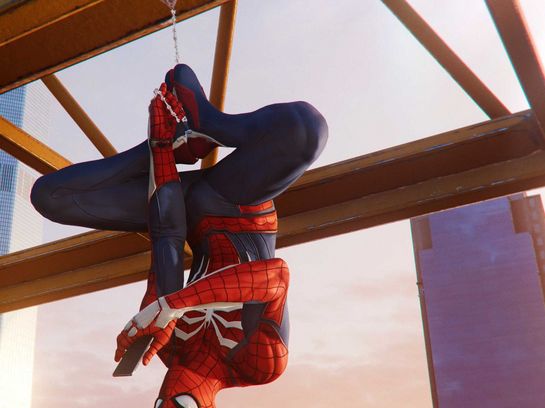 Spider-Man landet auf der „PlayStation 4“.