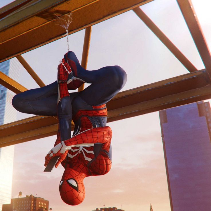 Spider-Man landet auf der „PlayStation 4“.