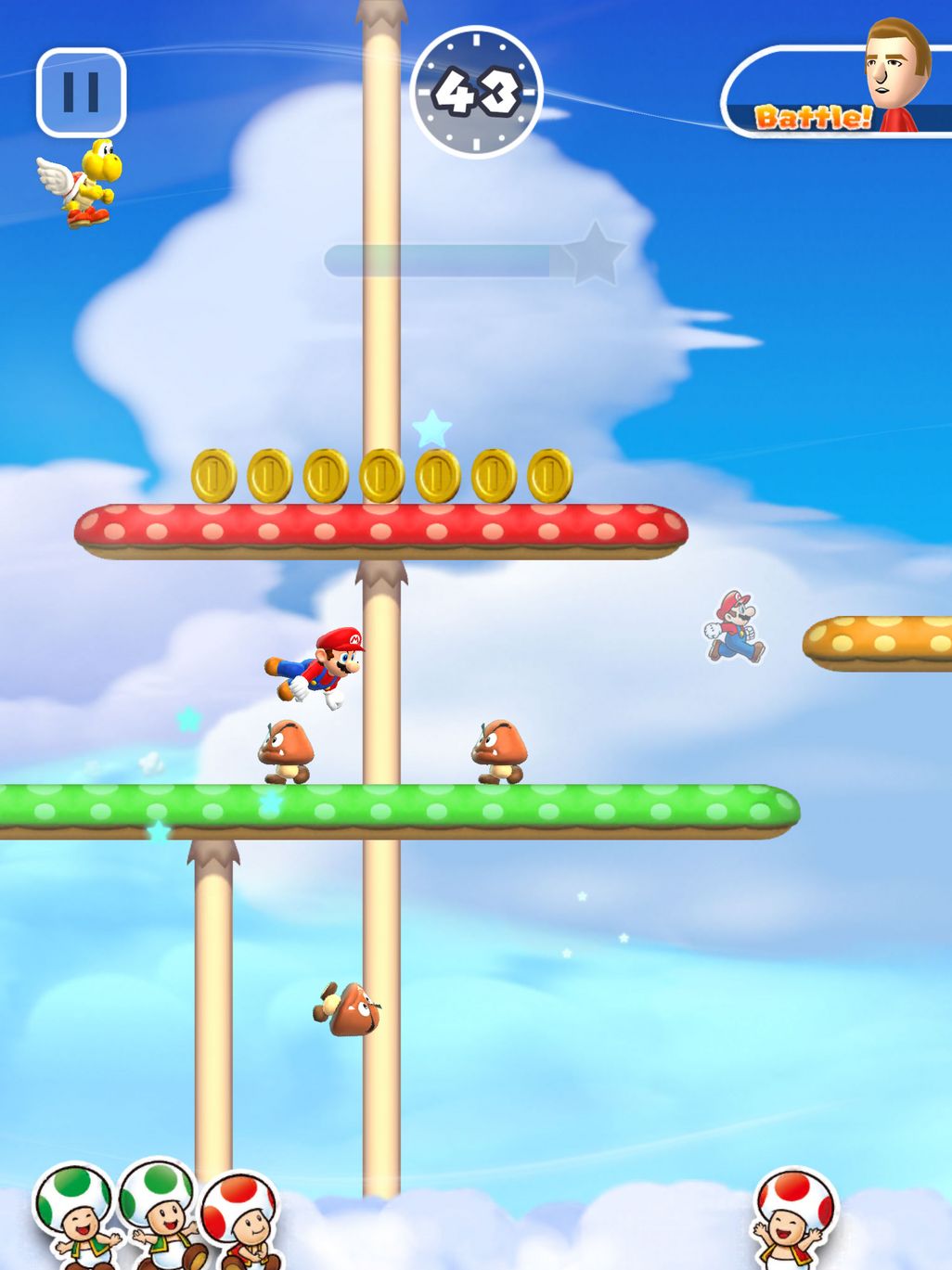 Ein Screenshot aus "Super Mario Run"