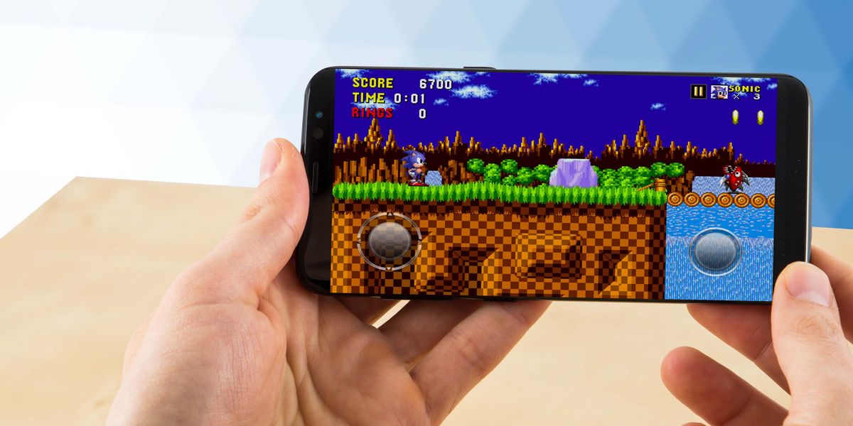 Spielen Sie „Sonic the Hedgehog“ auf dem Smartphone.