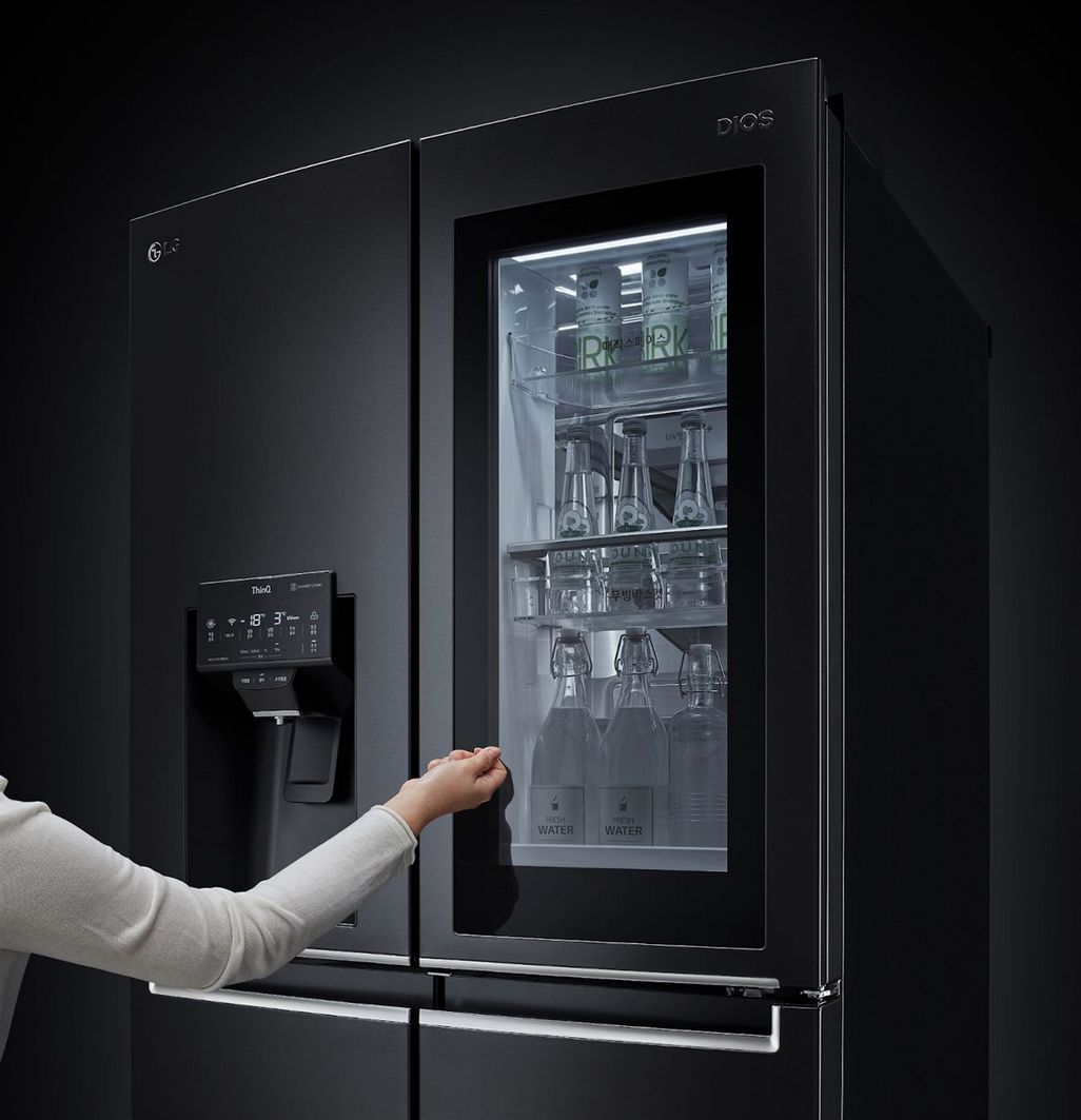 Die neuen „InstaView“-Kühlschränke sind als Door-in-Door- oder French-Door-Modelle erhältlich.