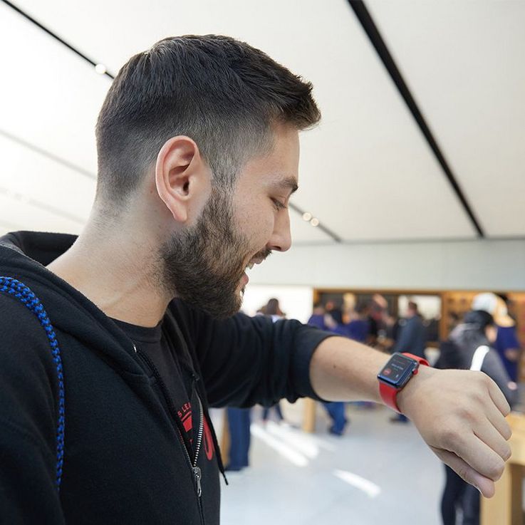Die Apple Watch als Fernauslöser für das iPhone.