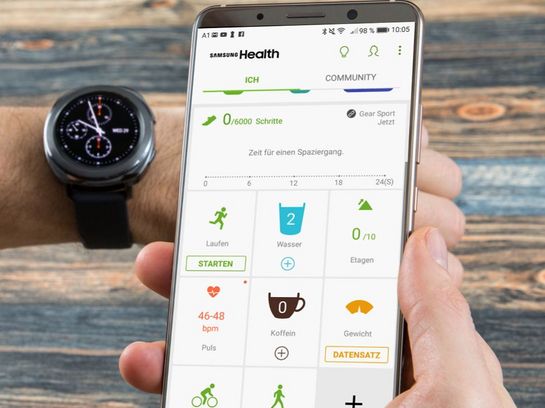Die besten Fitness-Apps für die Samsung Gear Sport.