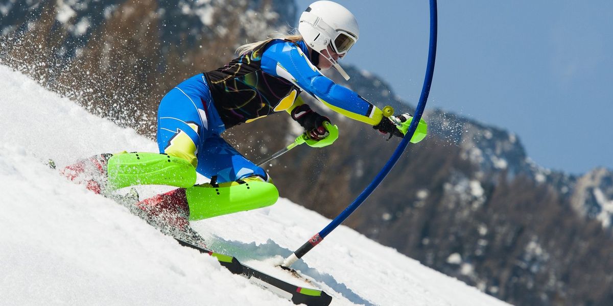 Riesenslalom Lenzerheide Skiläuferin