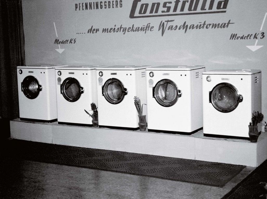 Die Constructa ist die erste vollautomatische Waschmaschine der Welt.