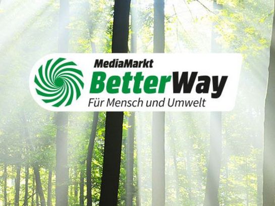 Das „BetterWay“-Logo steht für nachhaltige Produkte.