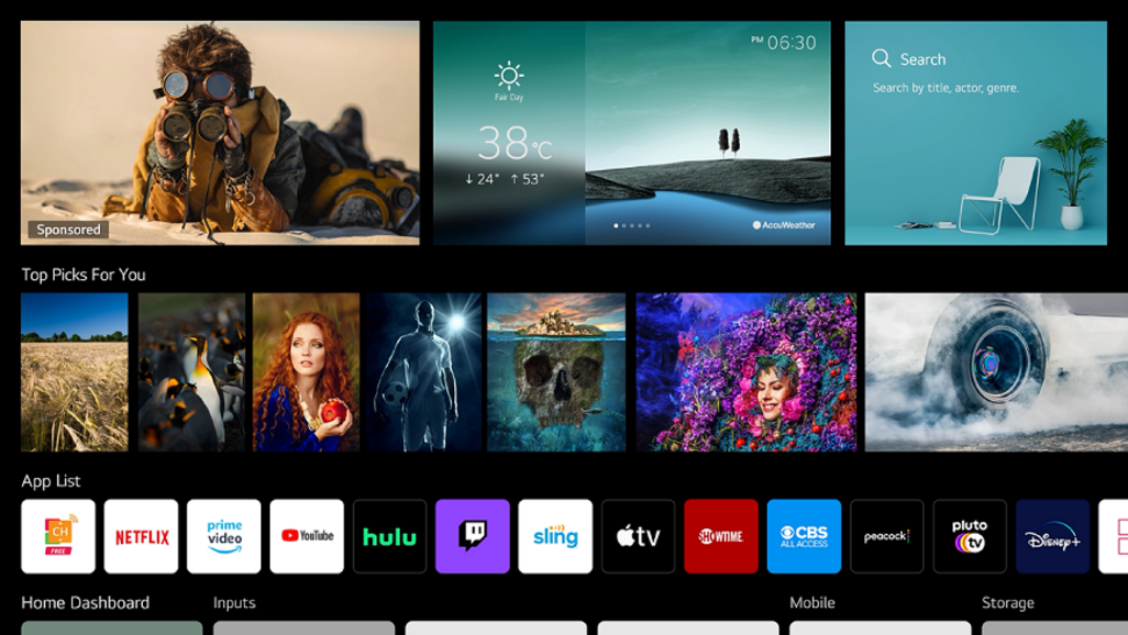 „webOS 6.0 Smart TV“-Plattform und „Magic Remote“ sind das perfekte Duo für intuitive Fernsehmomente.