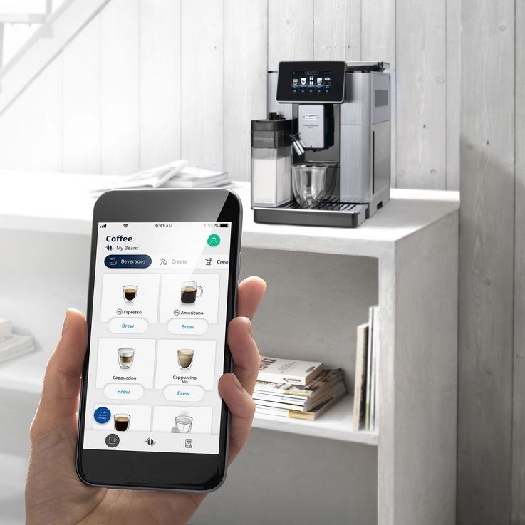 Kaffeevollautomat mit „Bean Adapt Technologie“: Die De’Longhi PrimaDonna Soul.