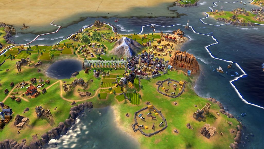 Der Spielbeginn von Civilization VI