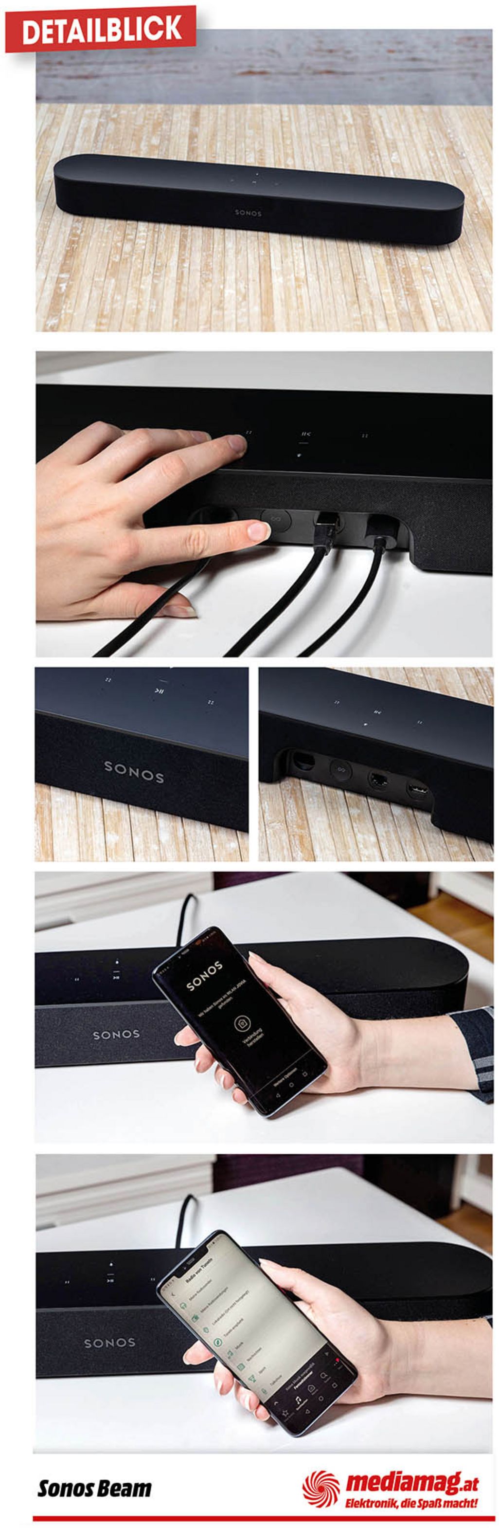 Sonos „Beam“ ist eine smarte Soundbar.