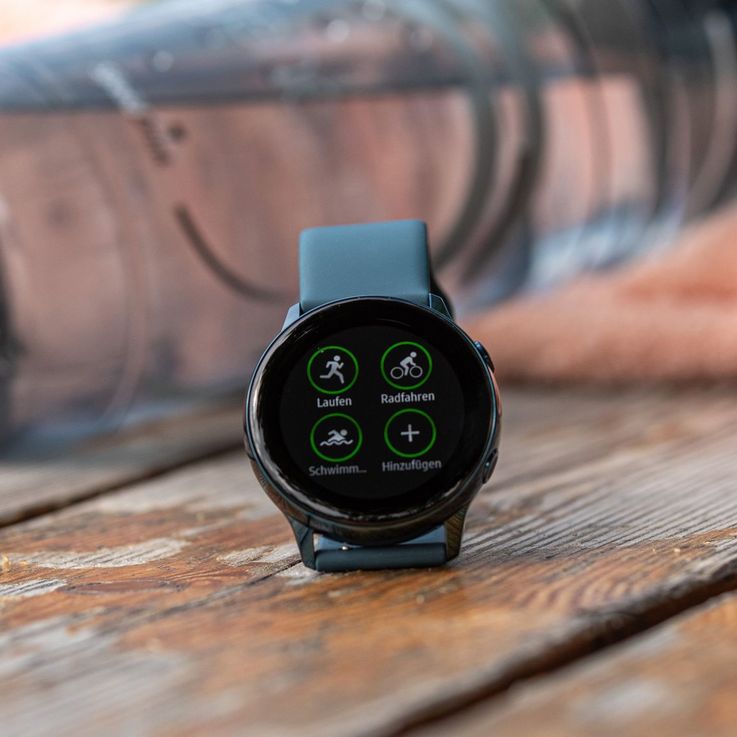 Die Smartwatch „Galaxy Watch Active“ von Samsung.