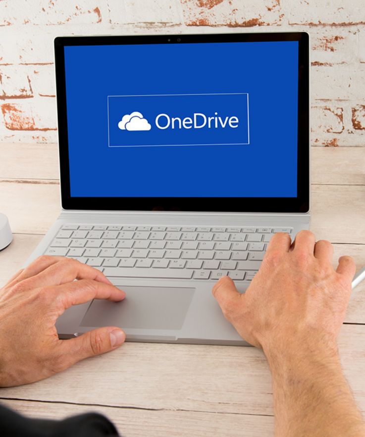 „OneDrive“ ist ein kostenloser Online-Speicher, der in Windows 10 integriert ist.