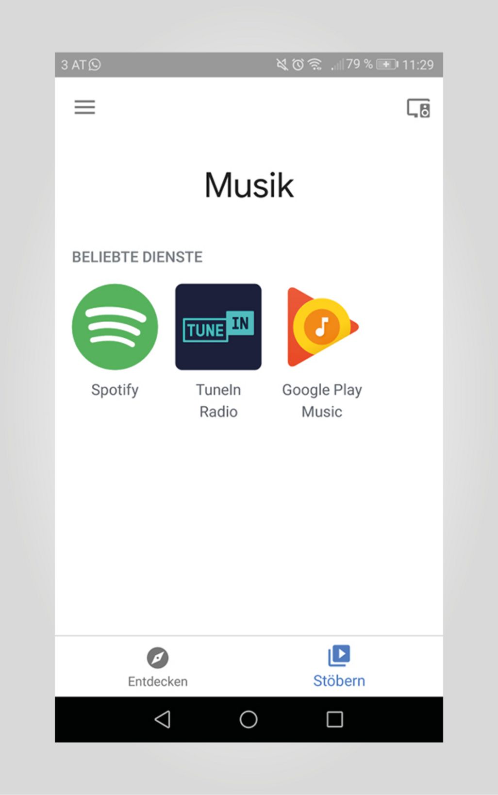 Der „Google Assistant“ spielt auf Zuruf die Lieblingsmusik des Benutzers.