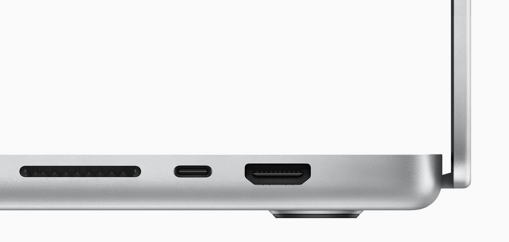 Die Ports des neuen „MacBook Pro“ 