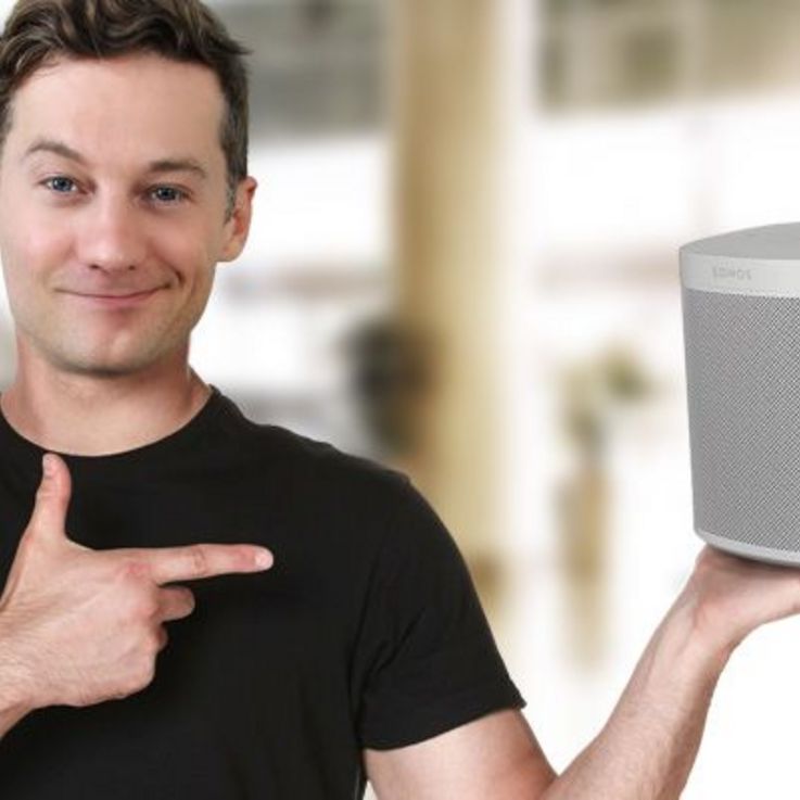 Der Ausprobierer testet den „Sonos One“-Lautsprecher mit Alexa.