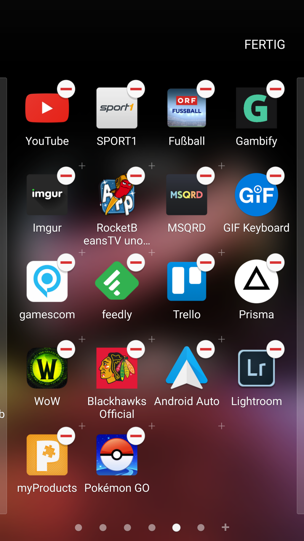 Screenshot eines Android Phones