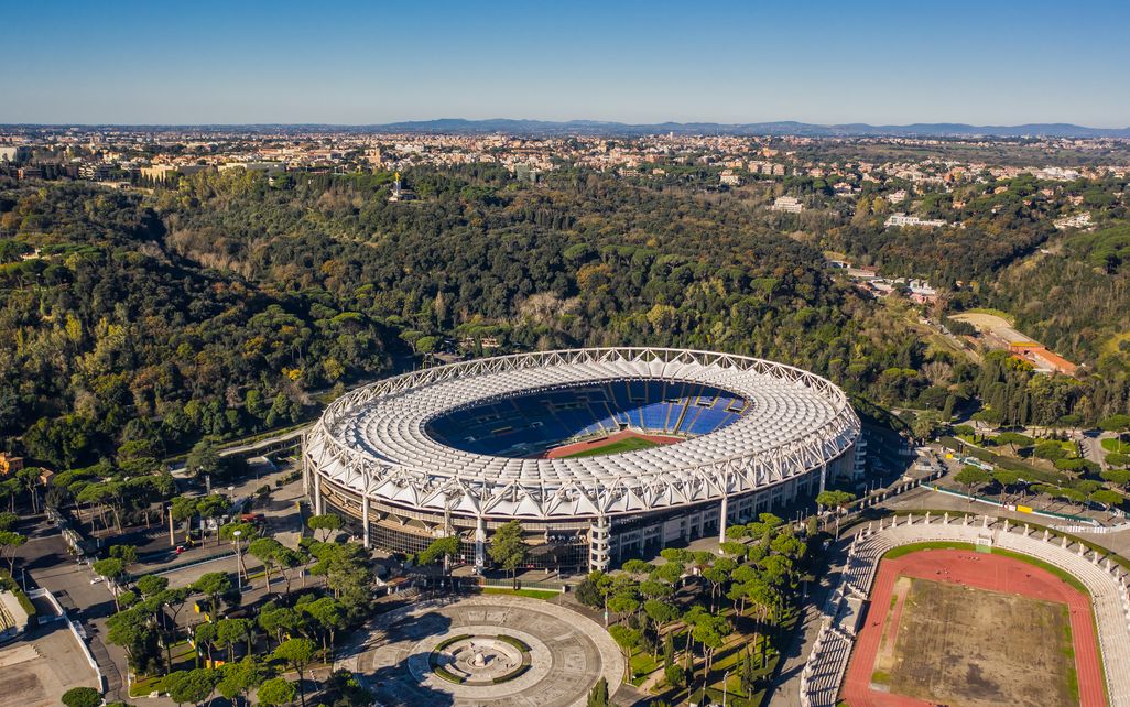 Im Olympiastadion Rom wird am 11. Juni die Fußball-EM mit dem Match Türkei vs. Italien eröffnet.