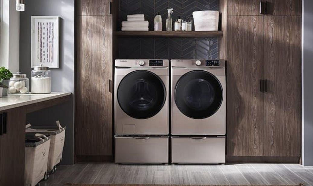 Waschmaschine und Trockner von Samsung